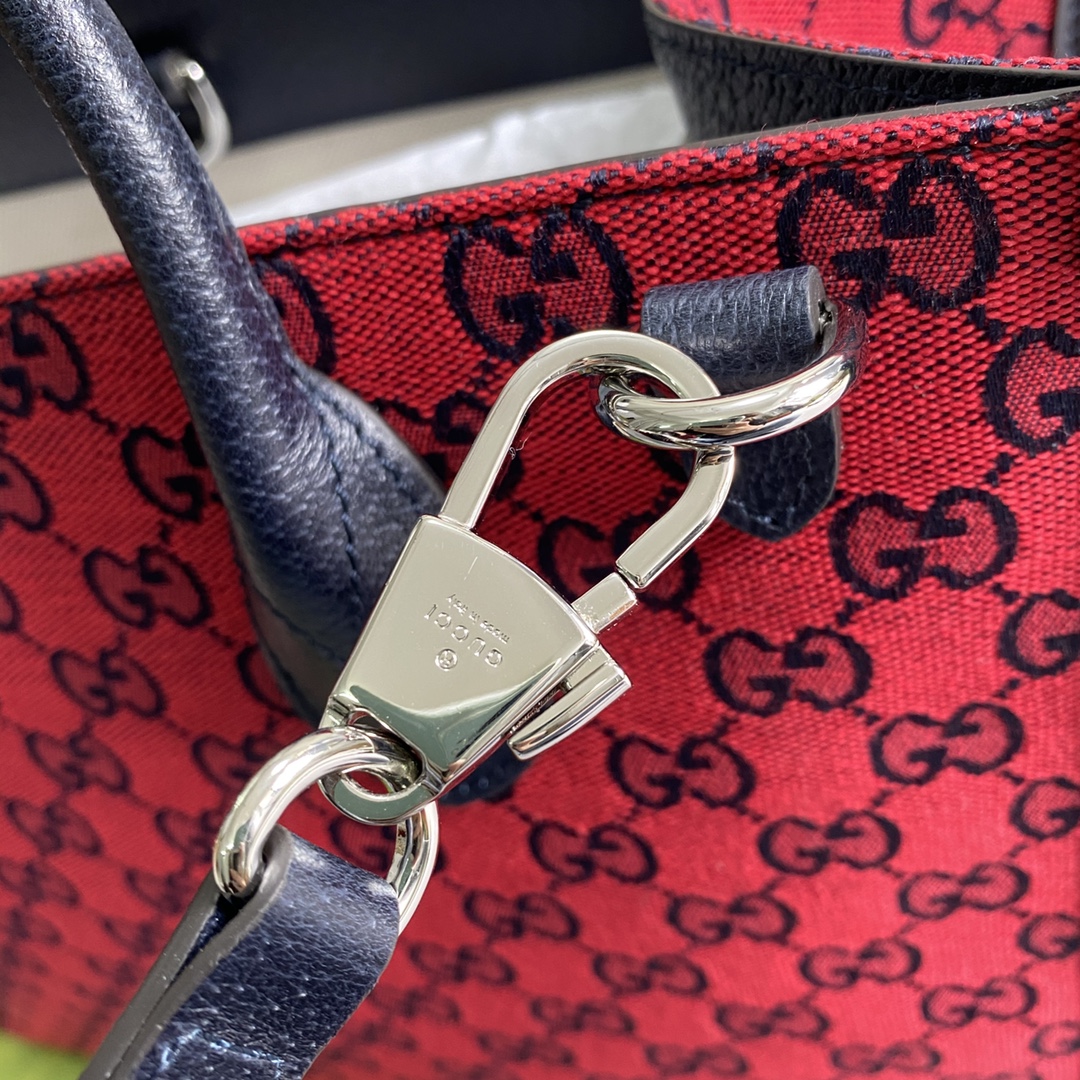 Gucci GG Small Tote Bag Shoulder Bag 659983 Red